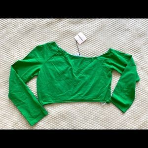 NEW - Revolve Superdown cropped off shoulder top